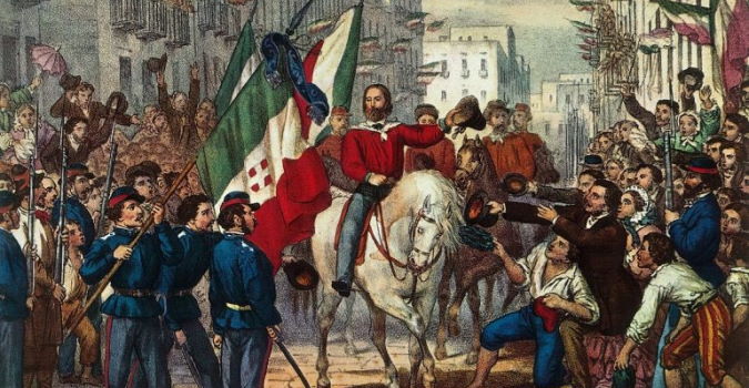 Unità d'Italia Garibaldi entra a Napoli