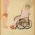 Corso Francia Appassionata  1939 179-1930-1931, 1939, matita e acquerello su carta, 28,5 x 23 cm, collezione privata, Torino © Archivio Carol Rama, Torino