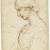 Raffaello Sanzio, Testa di donna di profilo - Penna e inchiostro, carta - Firenze, Gabinetto Disegni e Stampe degli Uffizi