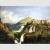 Caffi Ippolito (Belluno 1809 - Lissa 1866), Cascate di Tivoli, 1857, Dipinto, cm. 44x33