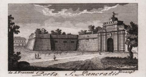 Porta San Pancrazio da A. Franzetti